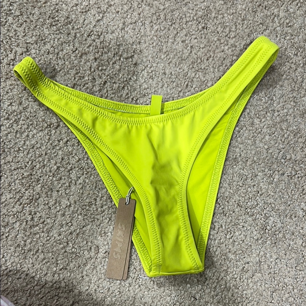 SKIMS Neon Yellow Bikini Bottom